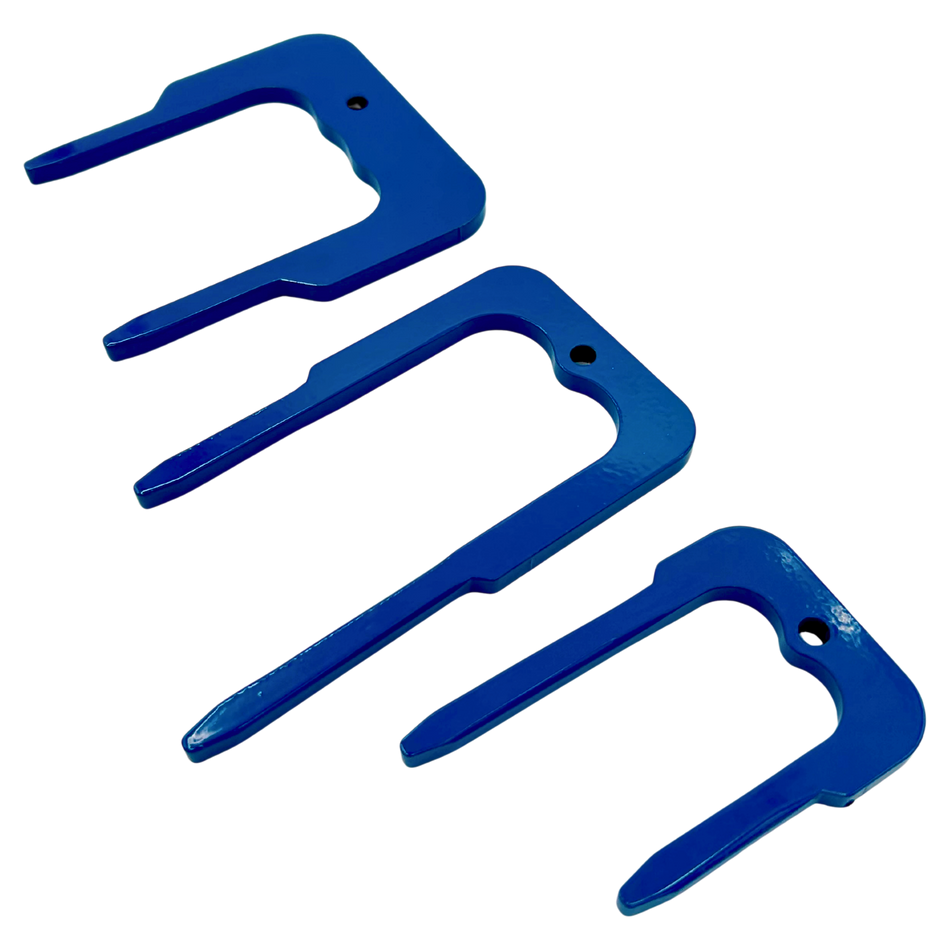 ARC3. Ames Clapper Retainer Clip Set of 3 for Ames 2000, 3000 & 4000 assemblies sizes 4", 6" & 8-10"