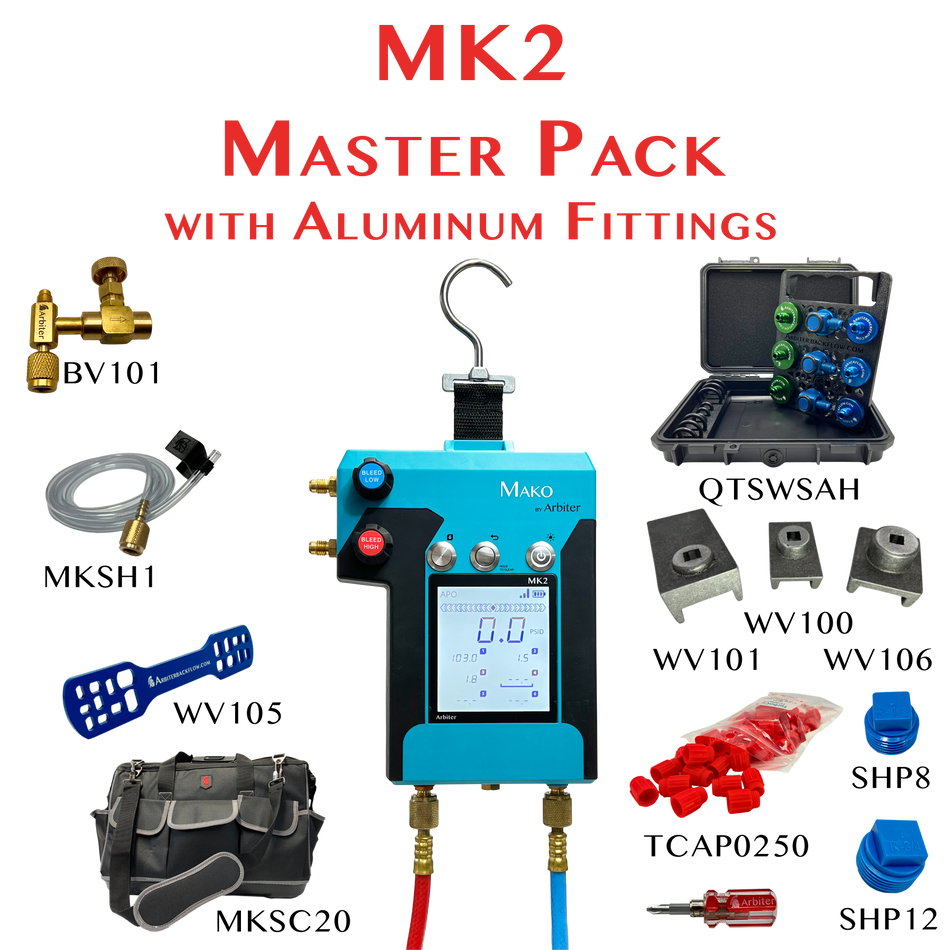 MK2 Master Pack with Aluminum Fittings