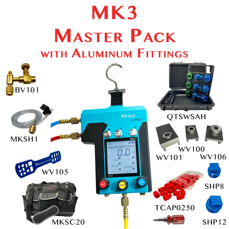 MK3 Master Pack with Aluminum Fittings