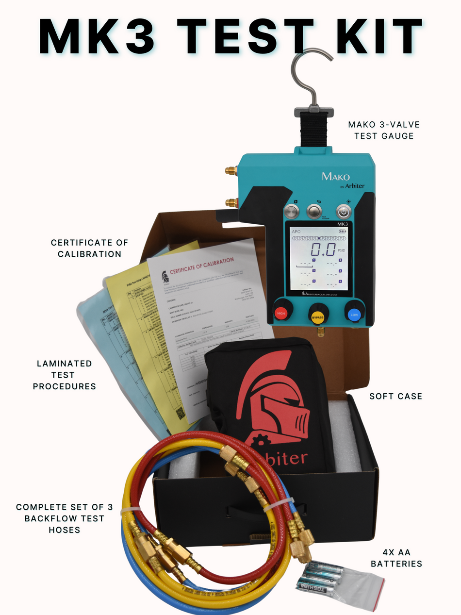 MK3 3-Valve Test Kit Only