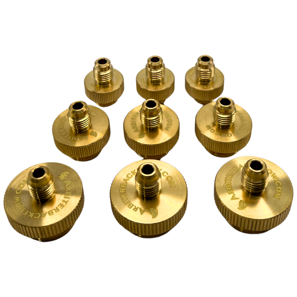 Complete Set of Brass Quick Test Fittings